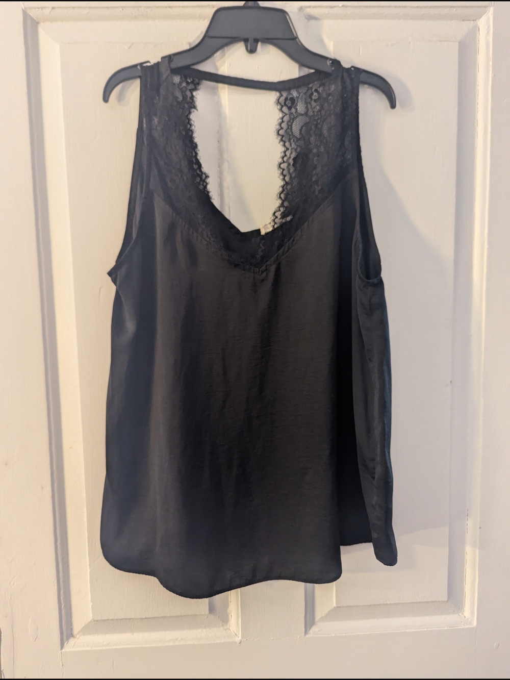 Sophie Rue Black Lace Trim Camisole